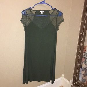 Green T-Shirt Dress